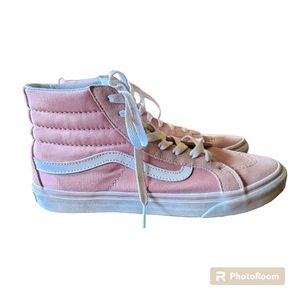 Vans Sk8 Hi Top in Prism Pink Women's, Size 9.5
